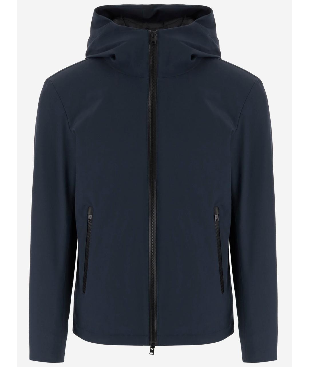 WOOLRICH Синяя полиэстеровая куртка, фото 4