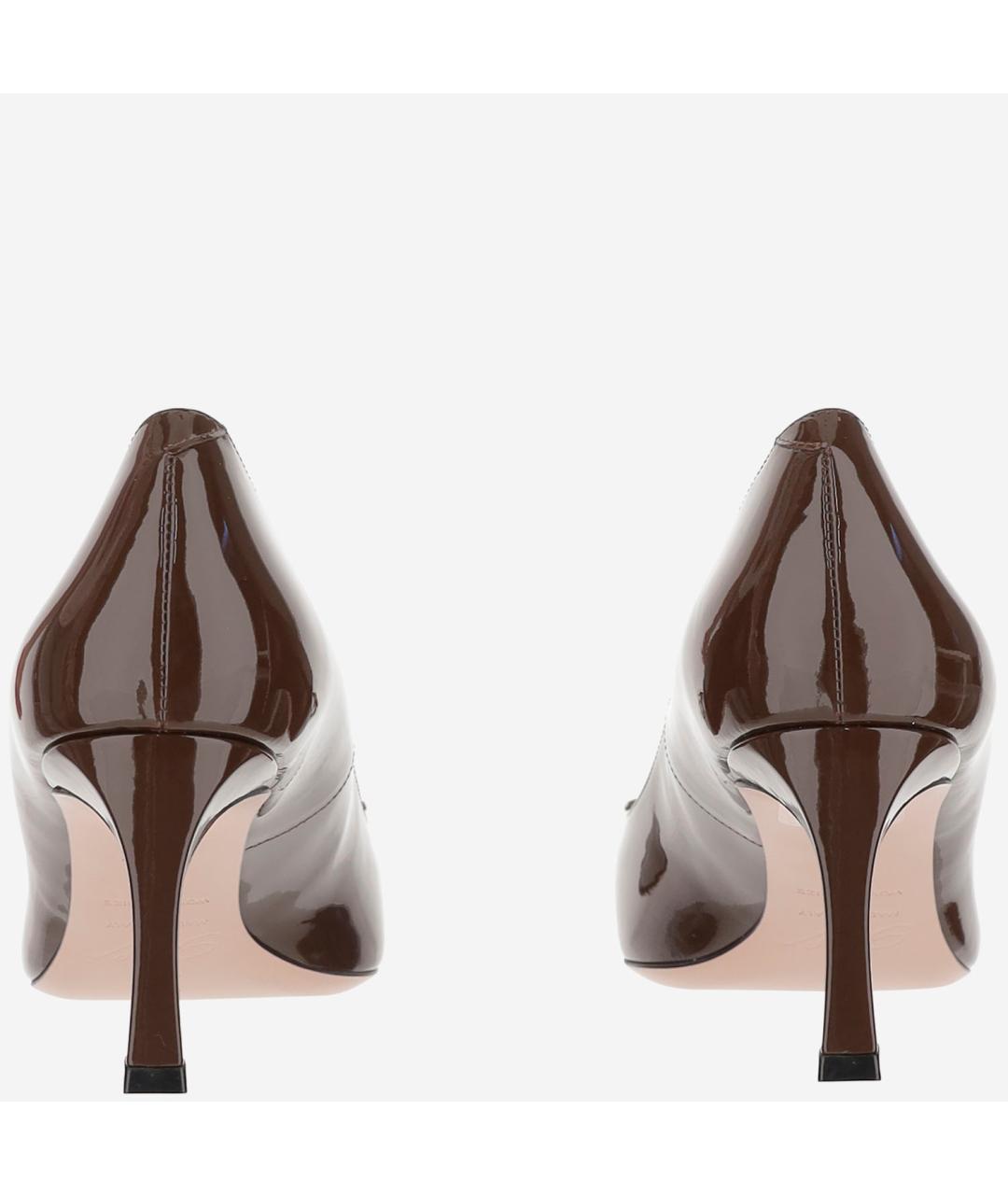 ROGER VIVIER Коричневые туфли из лакированной кожи, фото 3