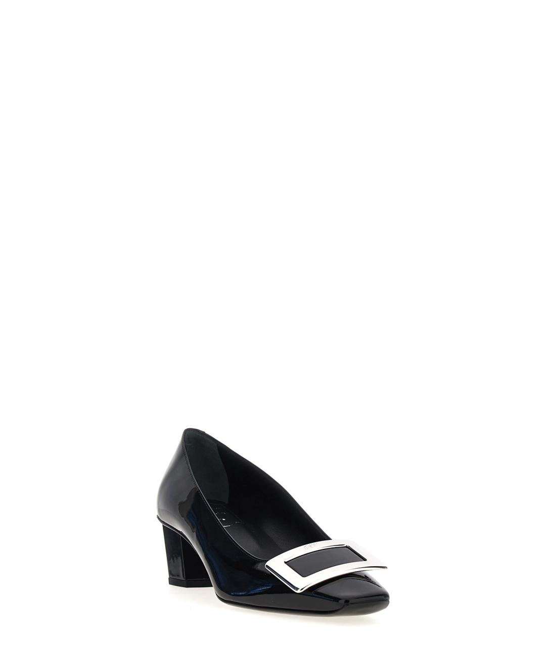 ROGER VIVIER Черные туфли из лакированной кожи, фото 2