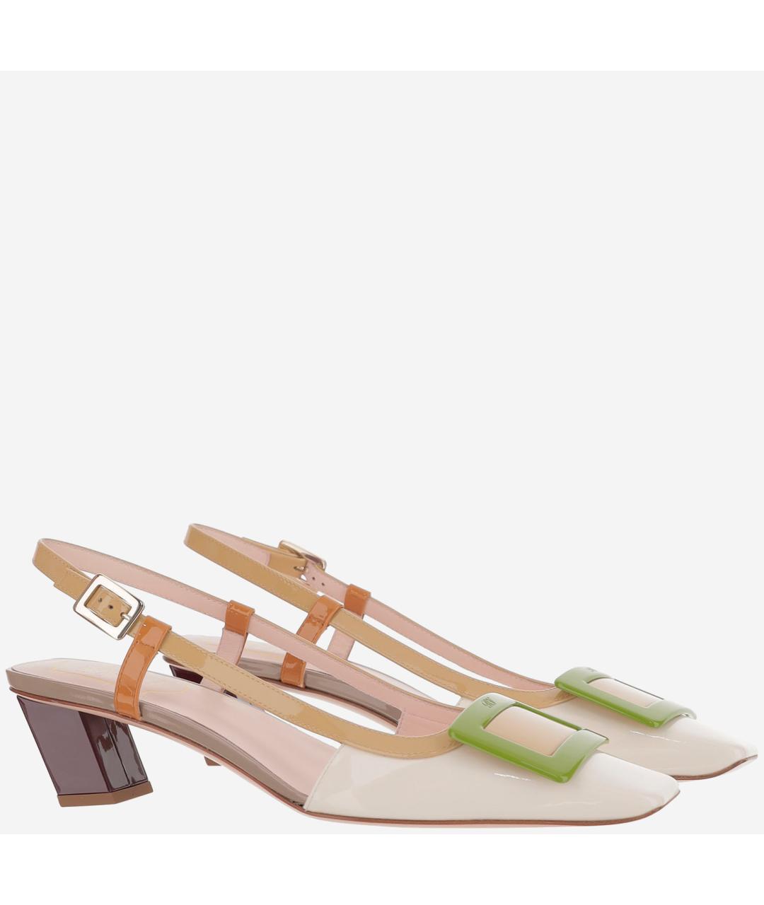 ROGER VIVIER Мульти туфли из лакированной кожи, фото 2
