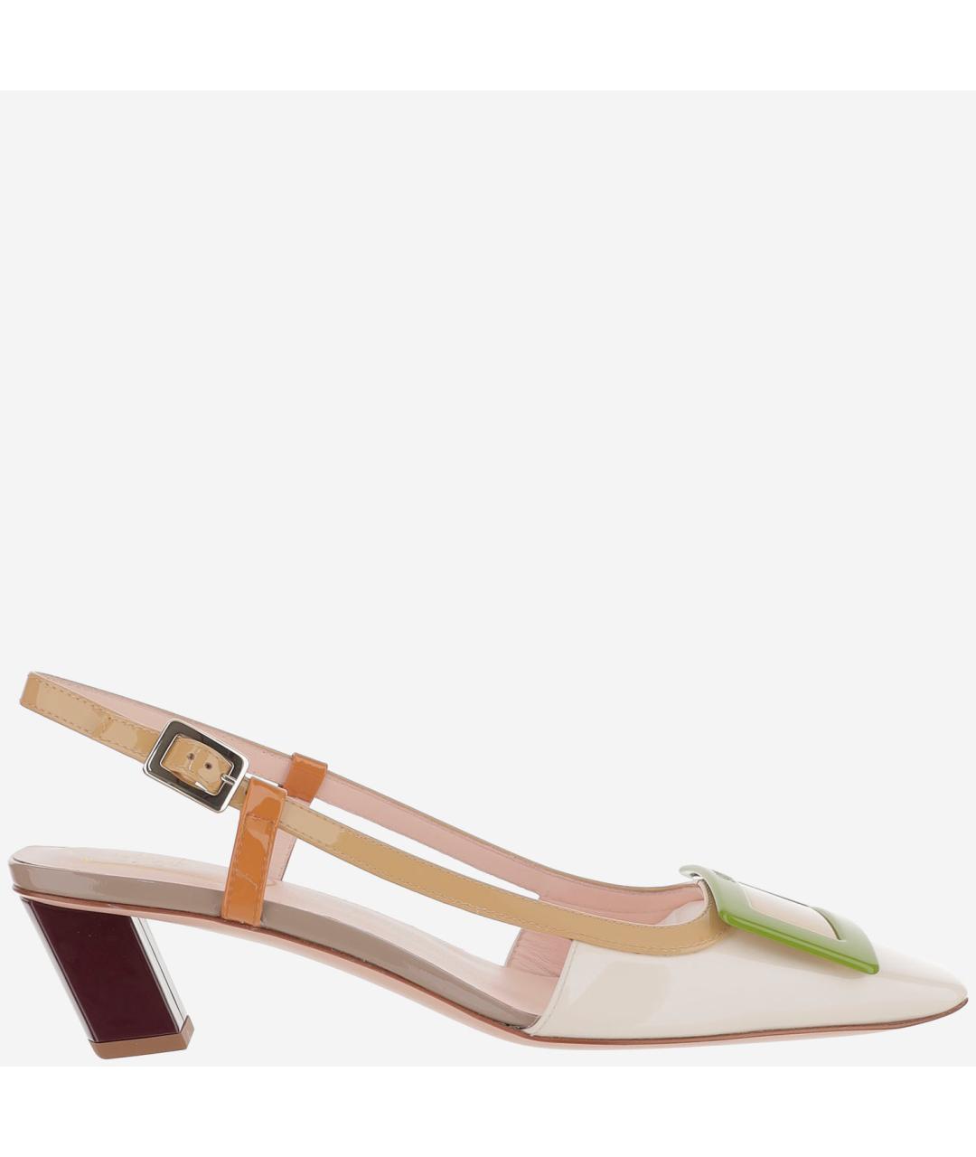 ROGER VIVIER Мульти туфли из лакированной кожи, фото 5