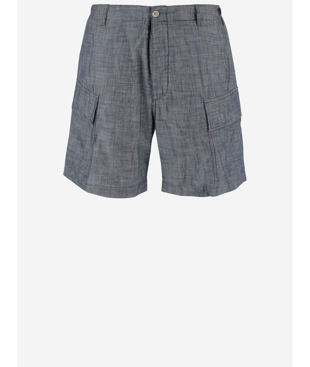 CP COMPANY Серые хлопковые шорты, фото 4