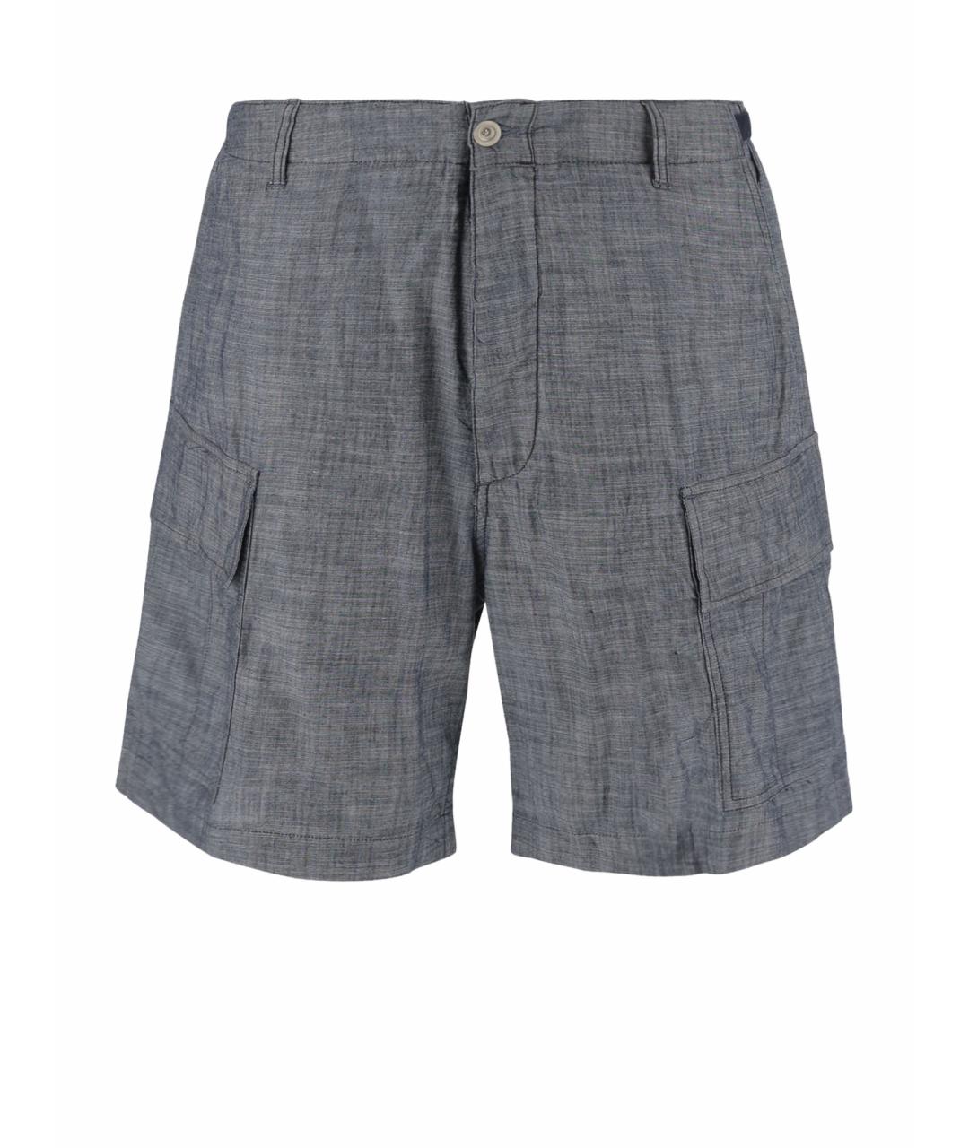 CP COMPANY Серые хлопковые шорты, фото 1