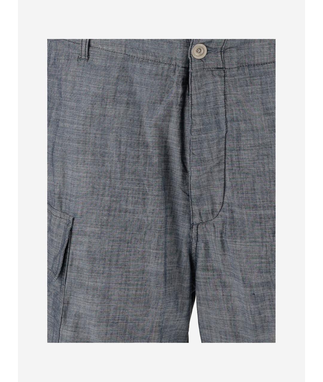CP COMPANY Серые хлопковые шорты, фото 3