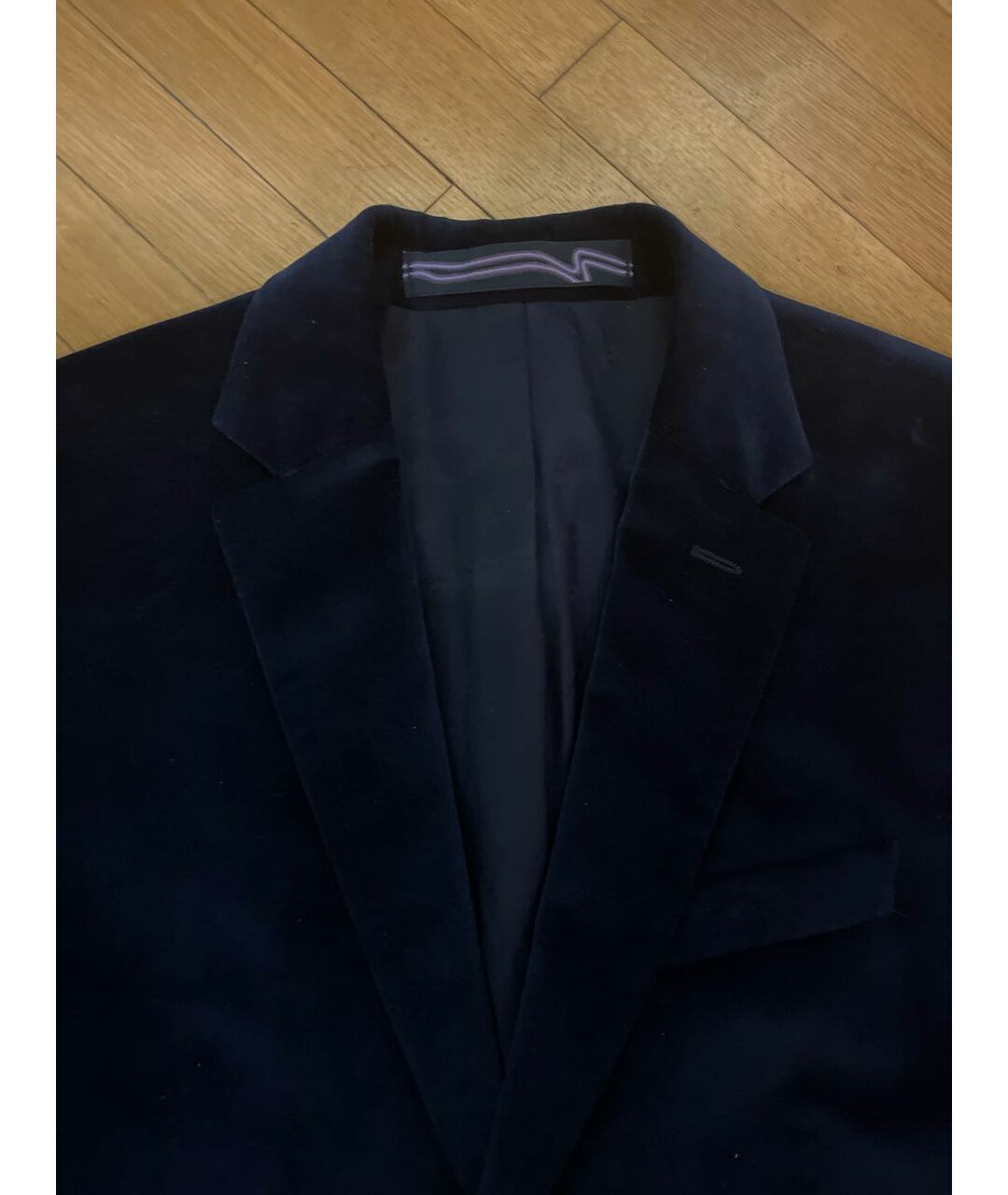 KENZO Темно-синий бархатный пиджак, фото 3