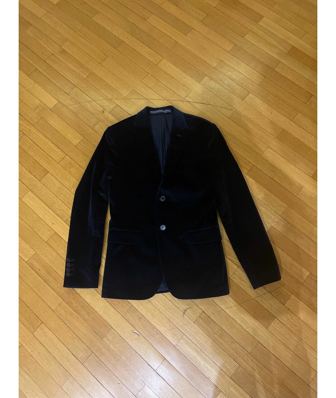 KENZO Темно-синий бархатный пиджак, фото 5
