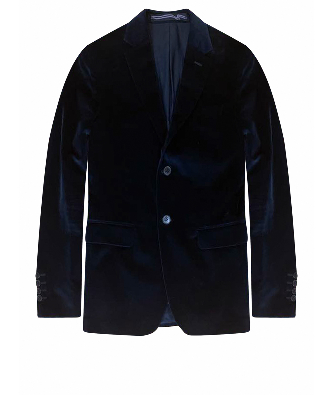 KENZO Темно-синий бархатный пиджак, фото 1