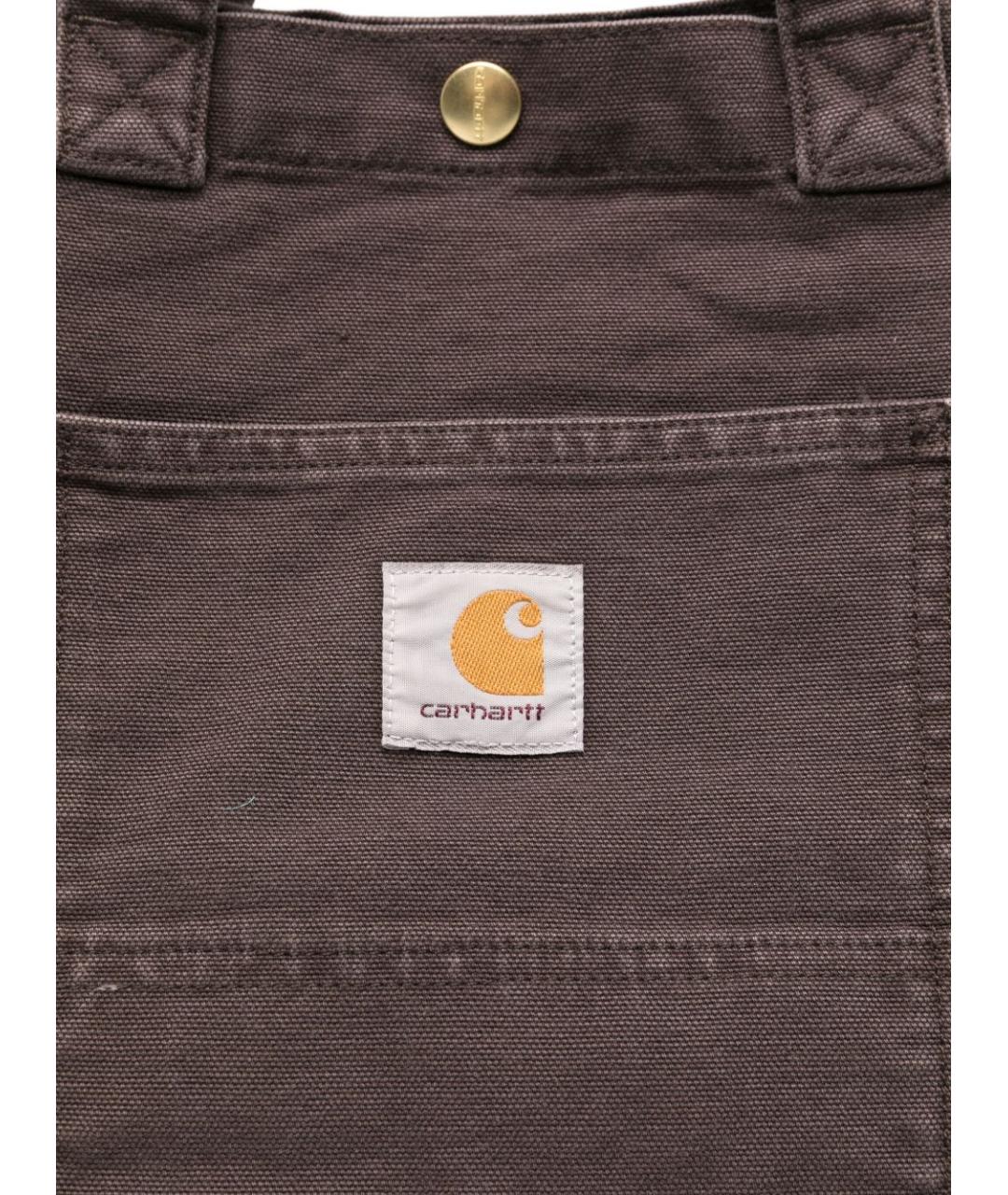 CARHARTT WIP Коричневая сумка тоут, фото 4