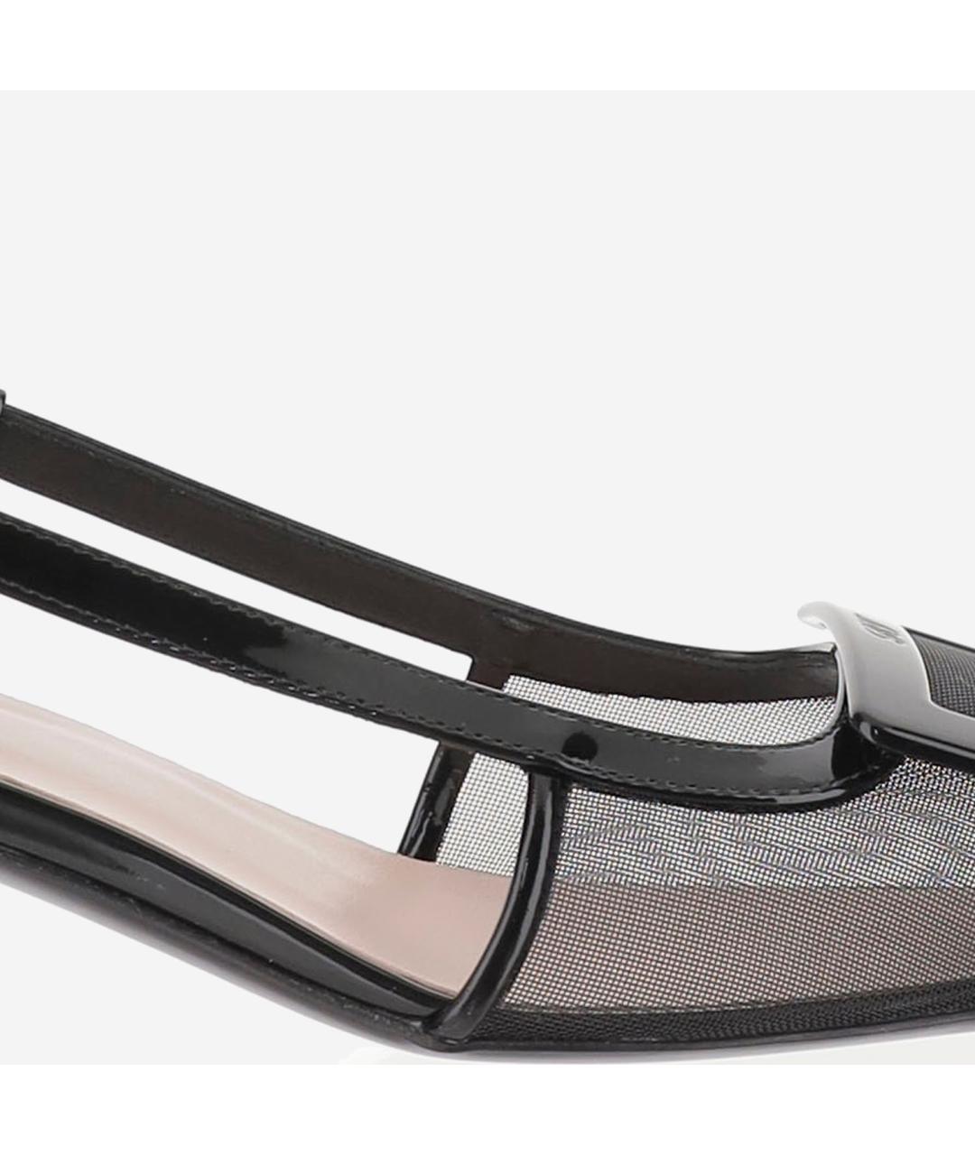 ROGER VIVIER Черные туфли из лакированной кожи, фото 4