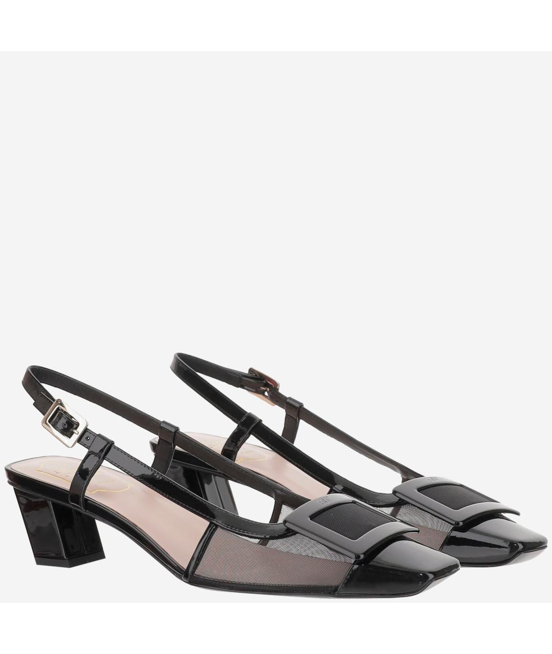 ROGER VIVIER Черные туфли из лакированной кожи, фото 2