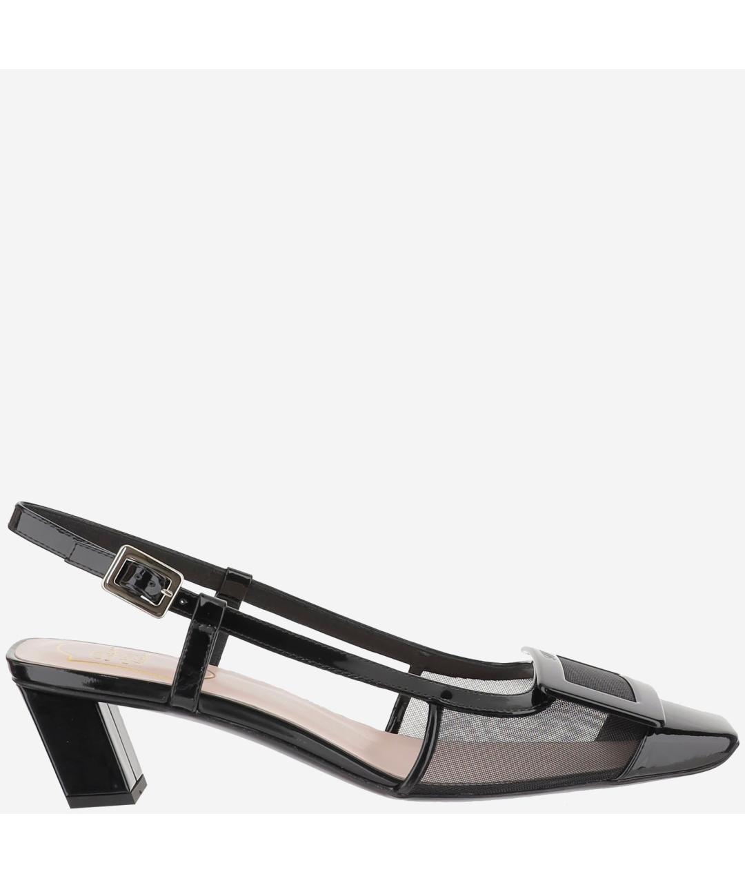 ROGER VIVIER Черные туфли из лакированной кожи, фото 5