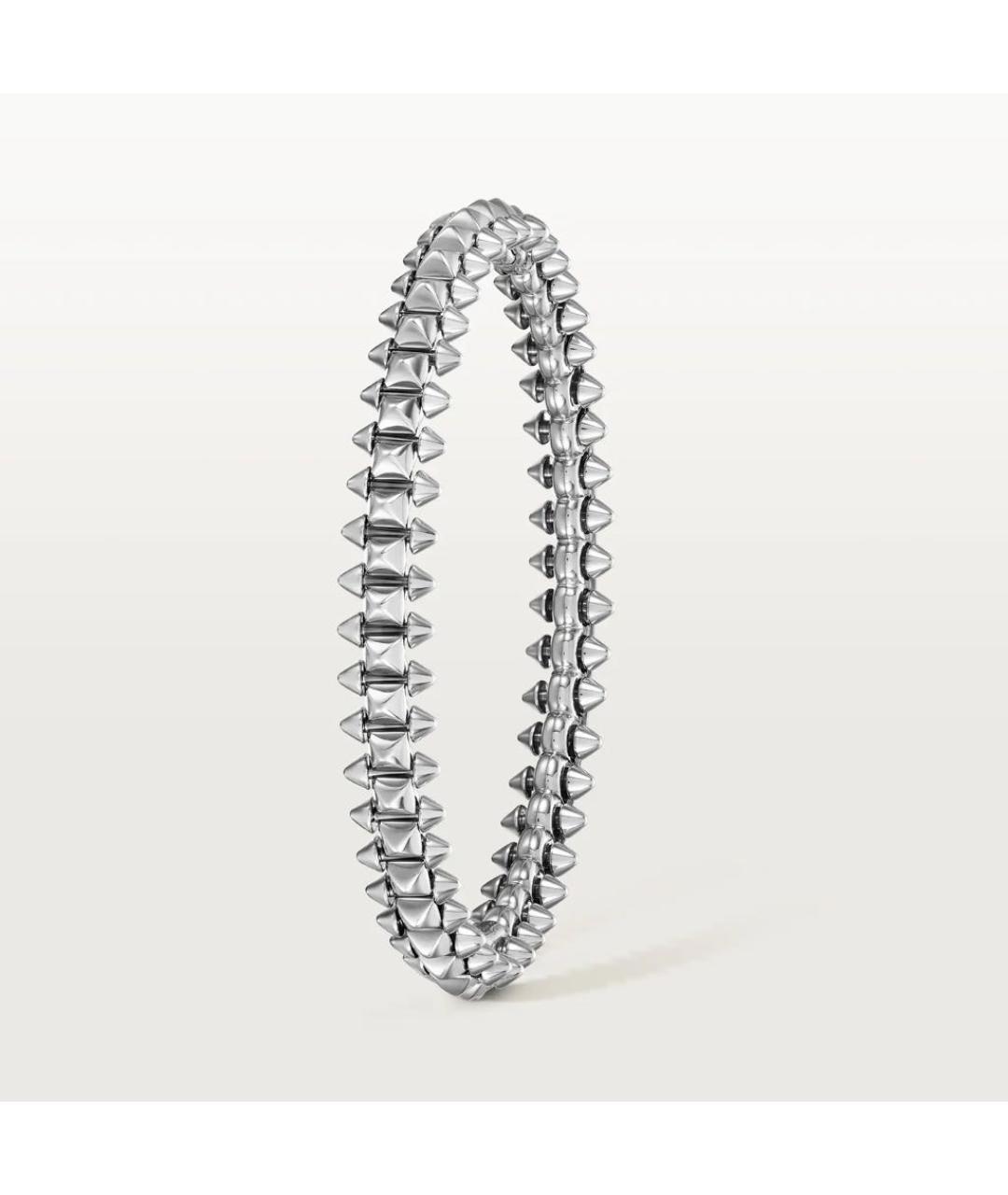CARTIER Белый браслет из белого золота, фото 2