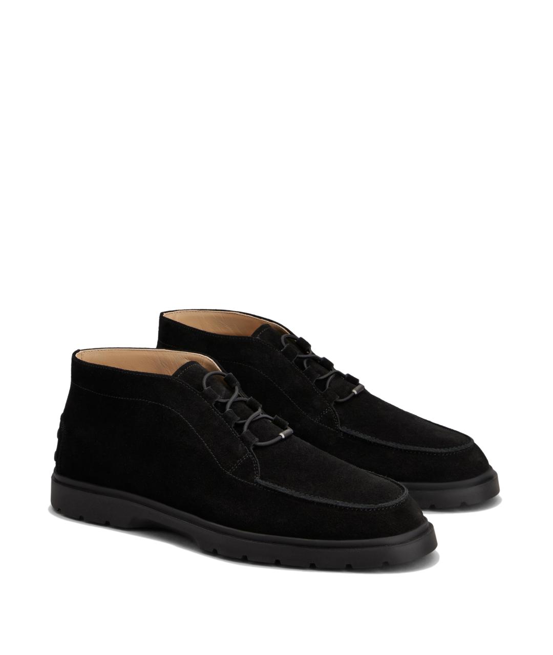 TOD'S Черные низкие ботинки, фото 2
