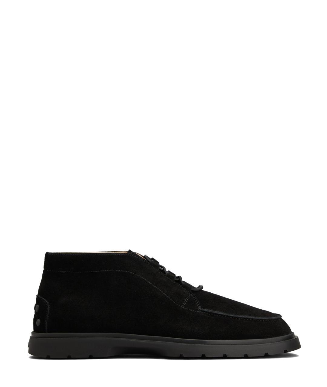 TOD'S Черные низкие ботинки, фото 1