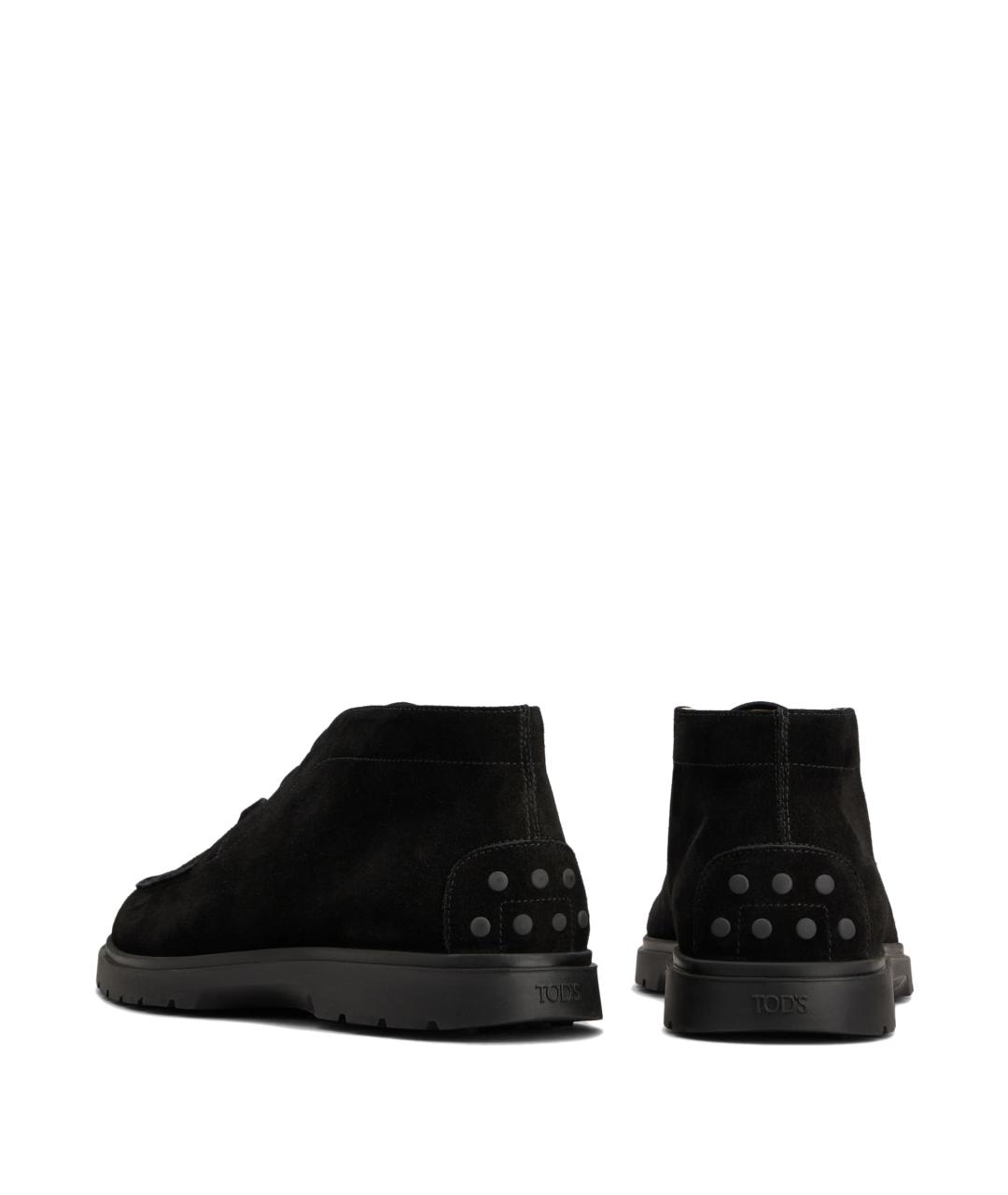 TOD'S Черные низкие ботинки, фото 3