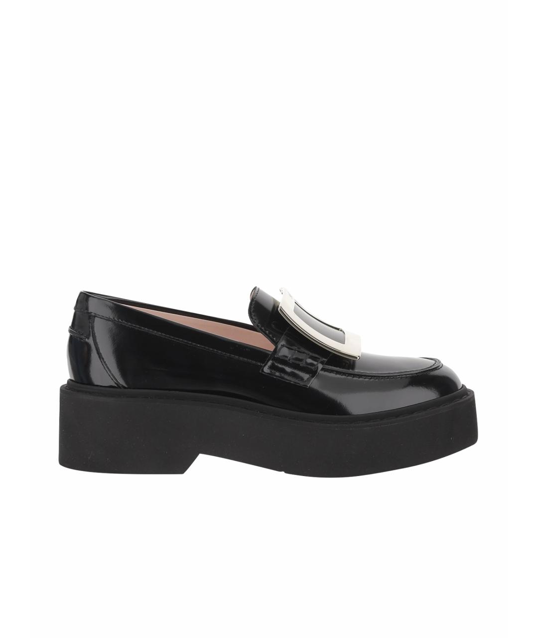 ROGER VIVIER Черные лоферы из лакированной кожи, фото 5