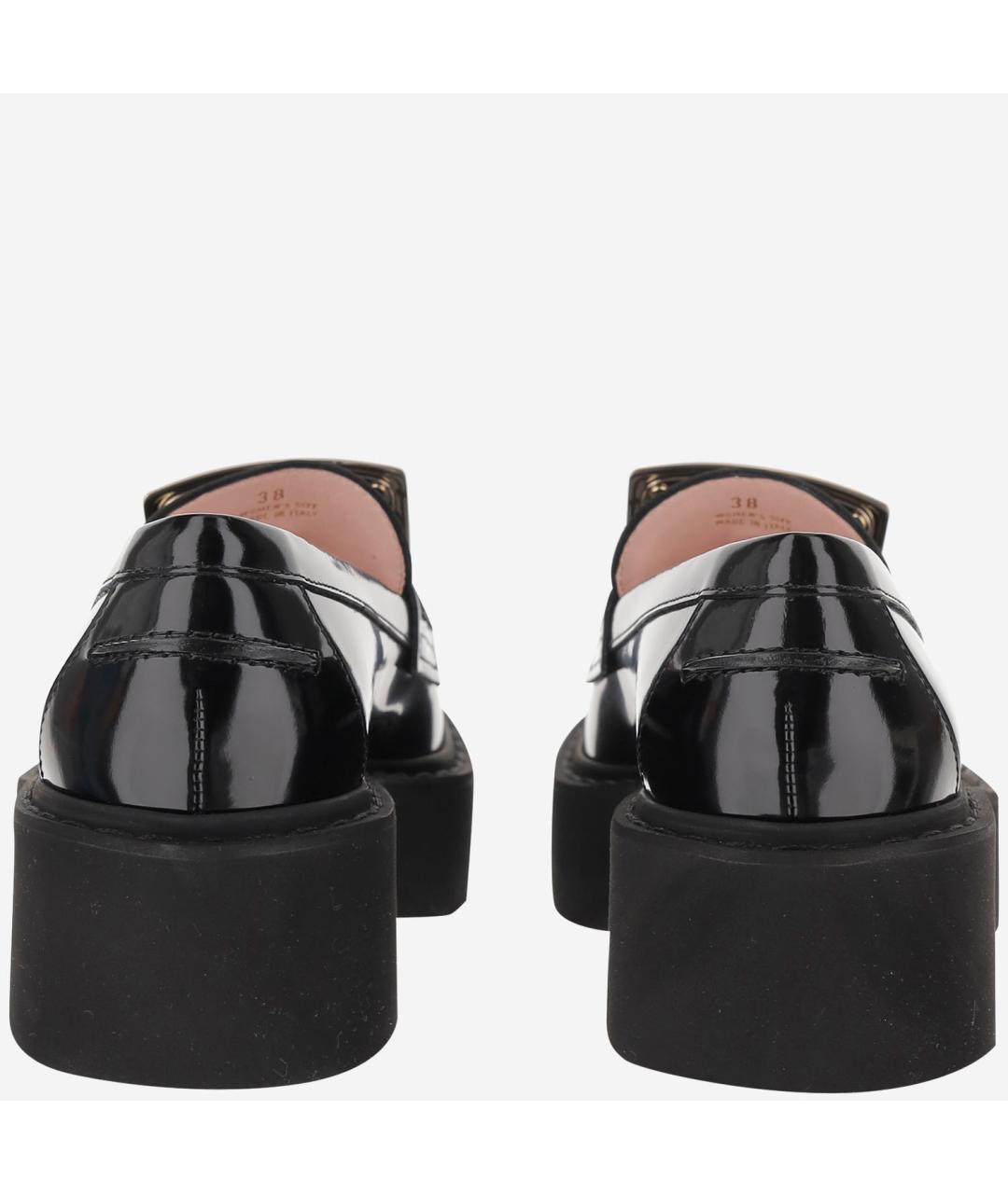 ROGER VIVIER Черные лоферы из лакированной кожи, фото 3