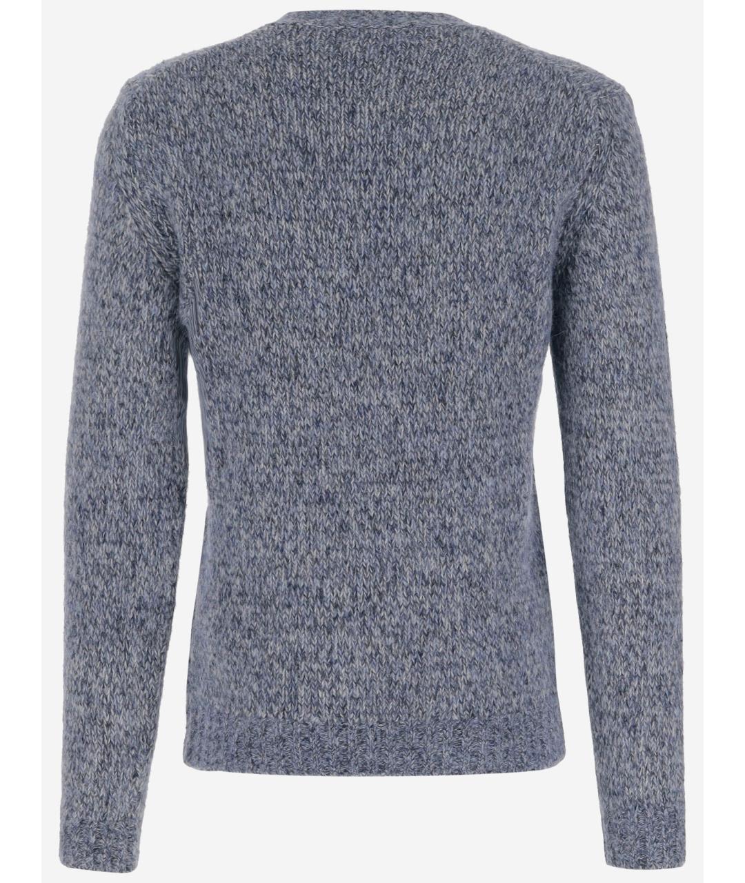WOOLRICH Голубой шерстяной джемпер / свитер, фото 2