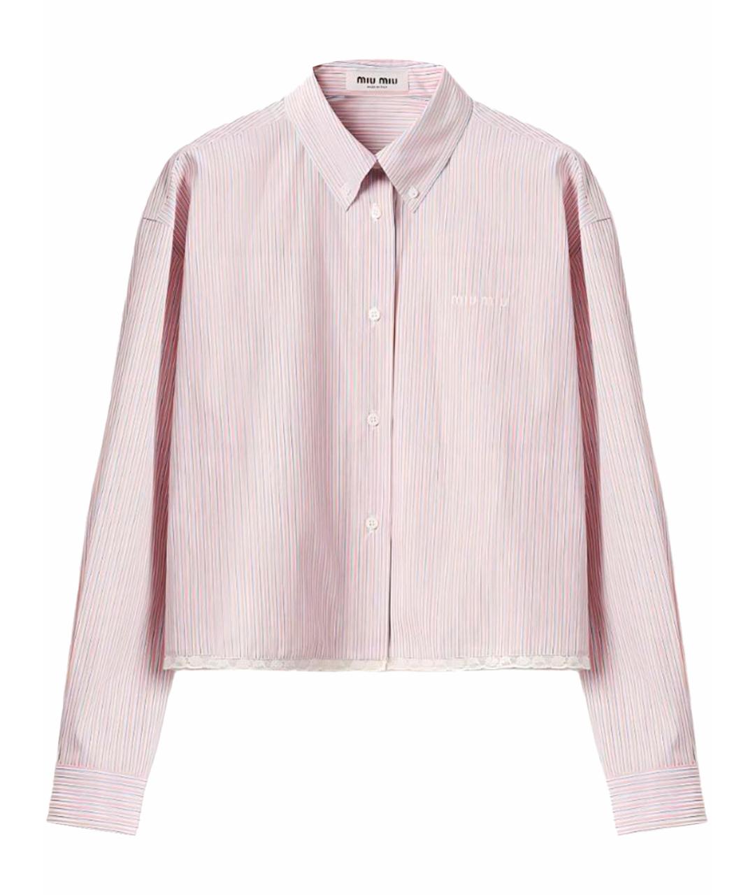 MIU MIU Розовая рубашка, фото 1