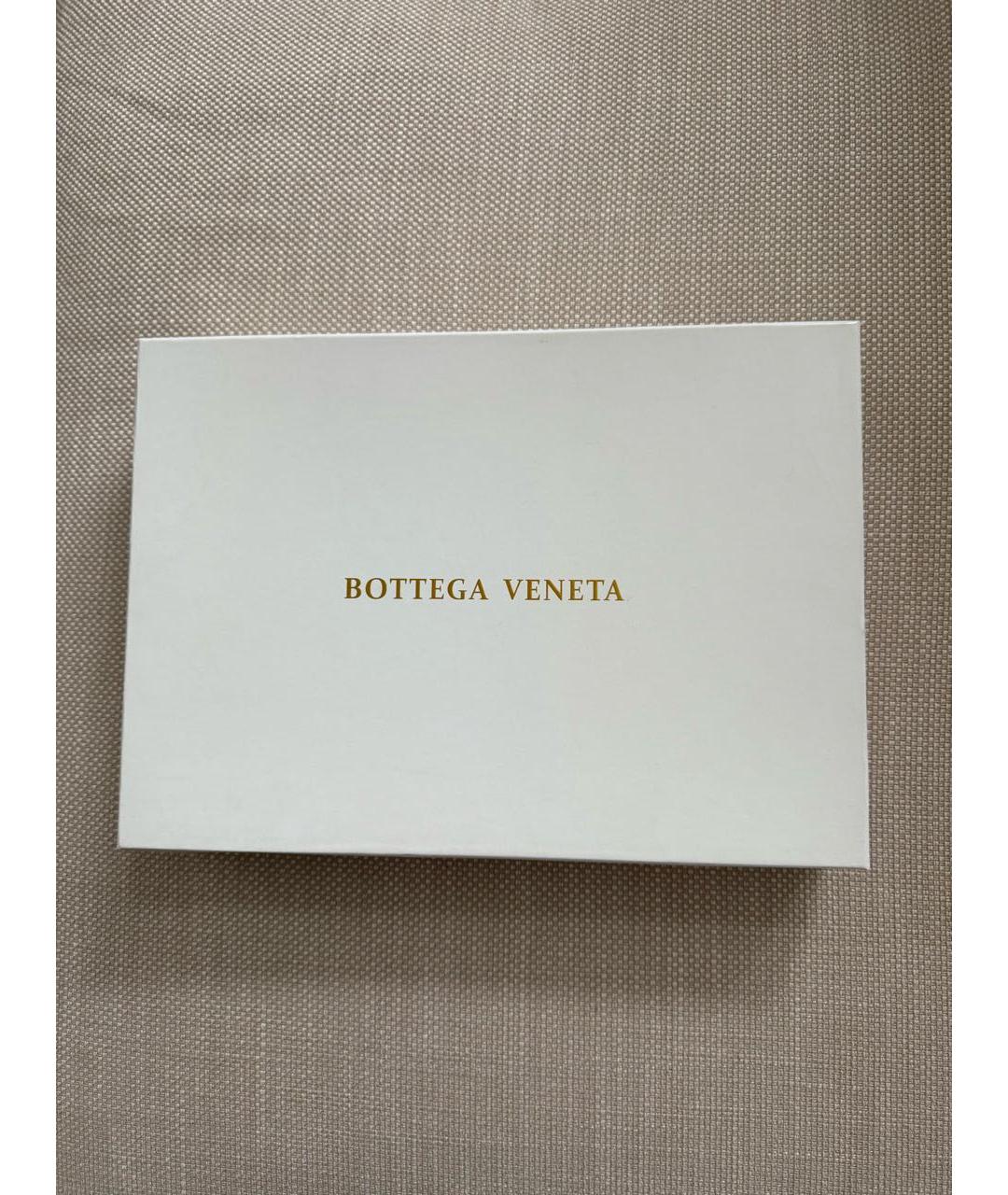 BOTTEGA VENETA Черная кожаная папка для документов, фото 8