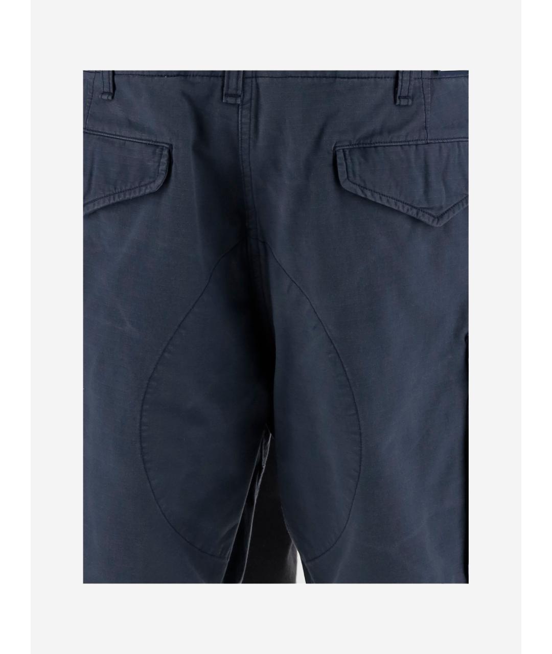 POLO RALPH LAUREN Синие хлопковые повседневные брюки, фото 3