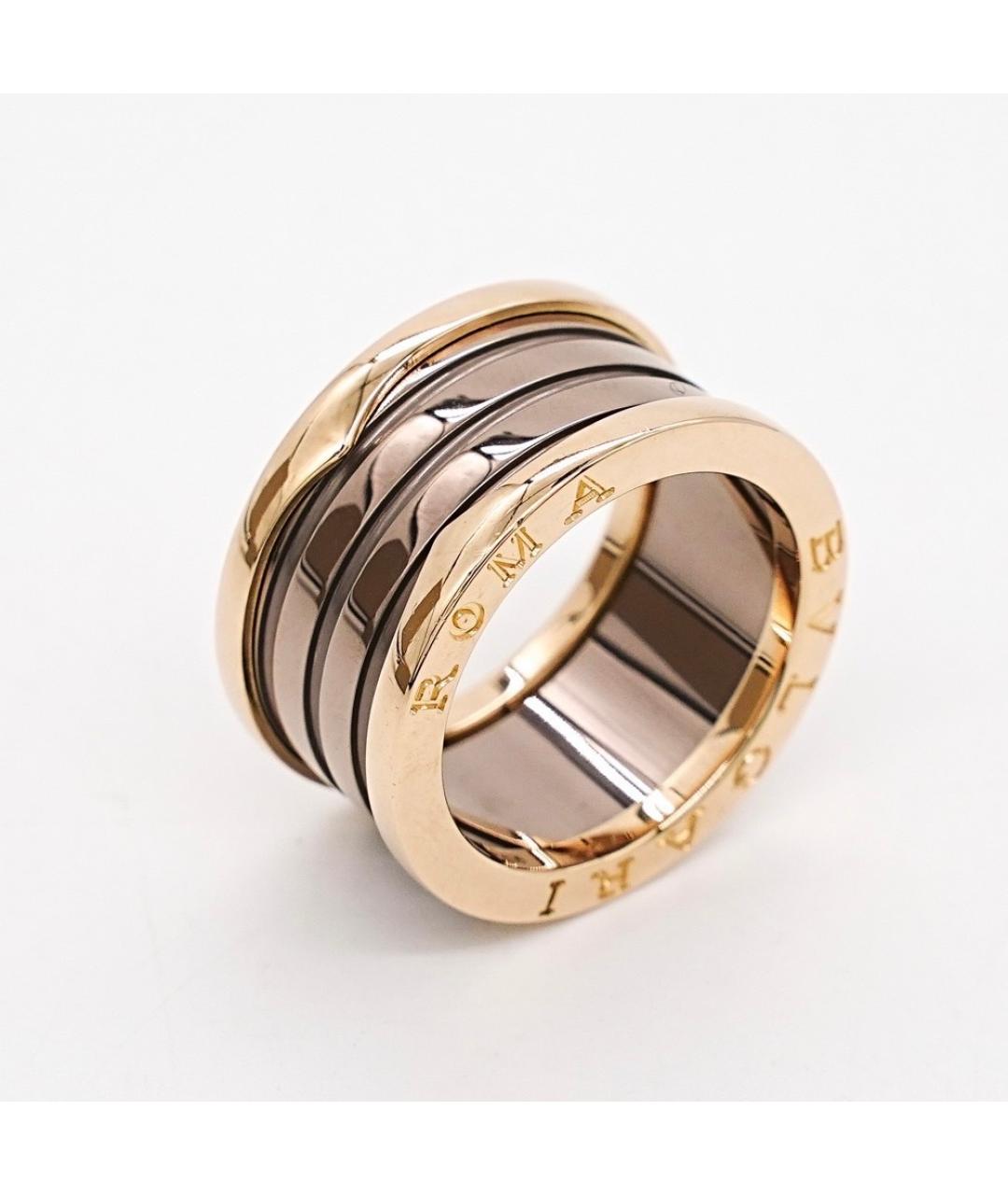 BVLGARI Коричневое кольцо из розового золота, фото 5