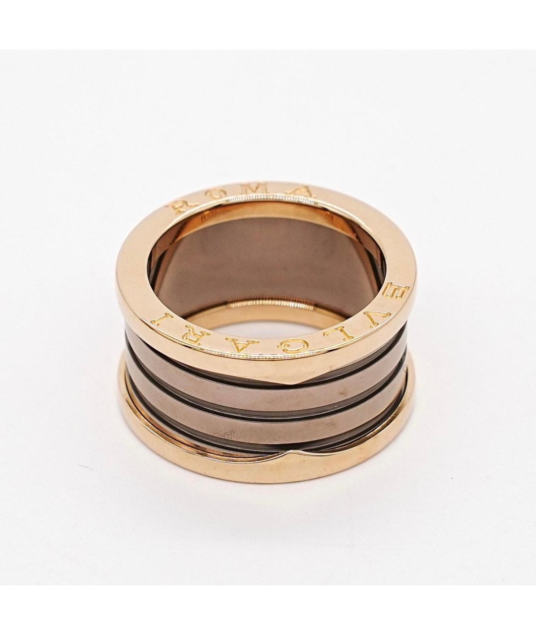 BVLGARI Коричневое кольцо из розового золота, фото 2
