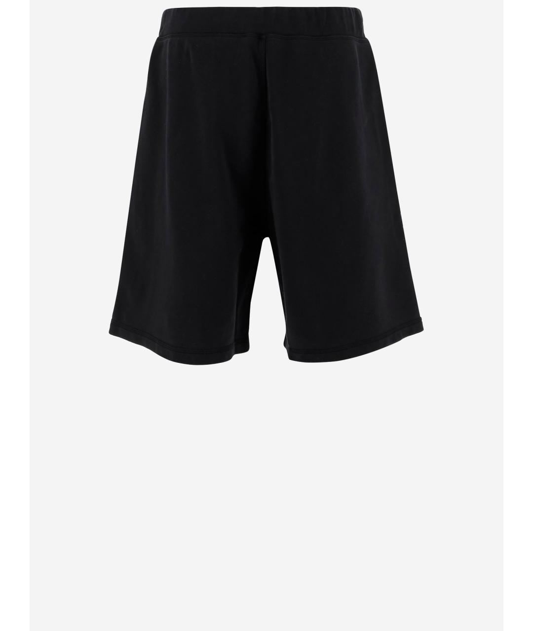 DSQUARED2 Черные хлопковые шорты, фото 3
