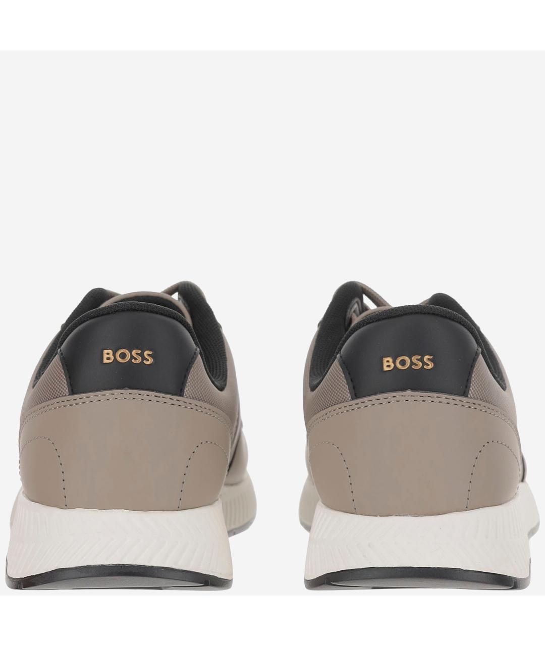 HUGO BOSS Коричневые низкие кроссовки / кеды, фото 4