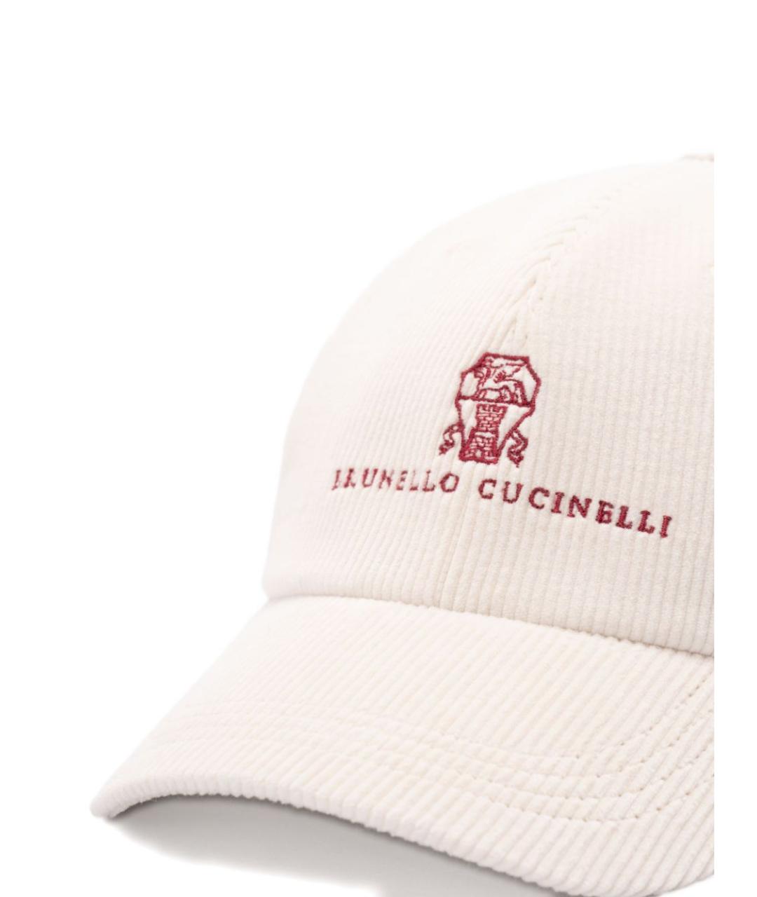 BRUNELLO CUCINELLI Бежевая хлопковая кепка/бейсболка, фото 3