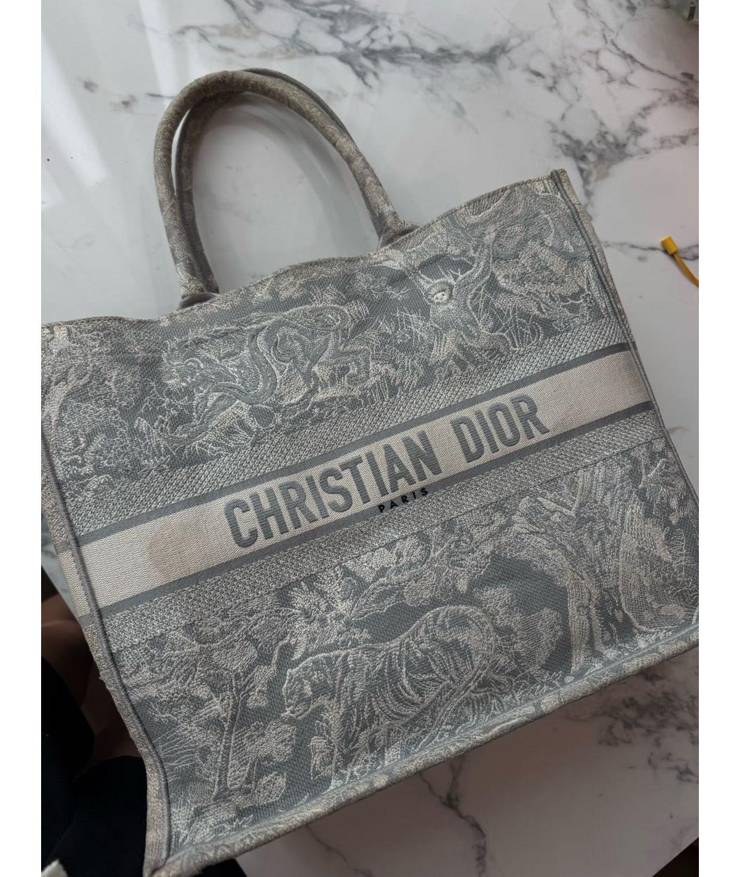 CHRISTIAN DIOR Хлопковая пляжная сумка, фото 9