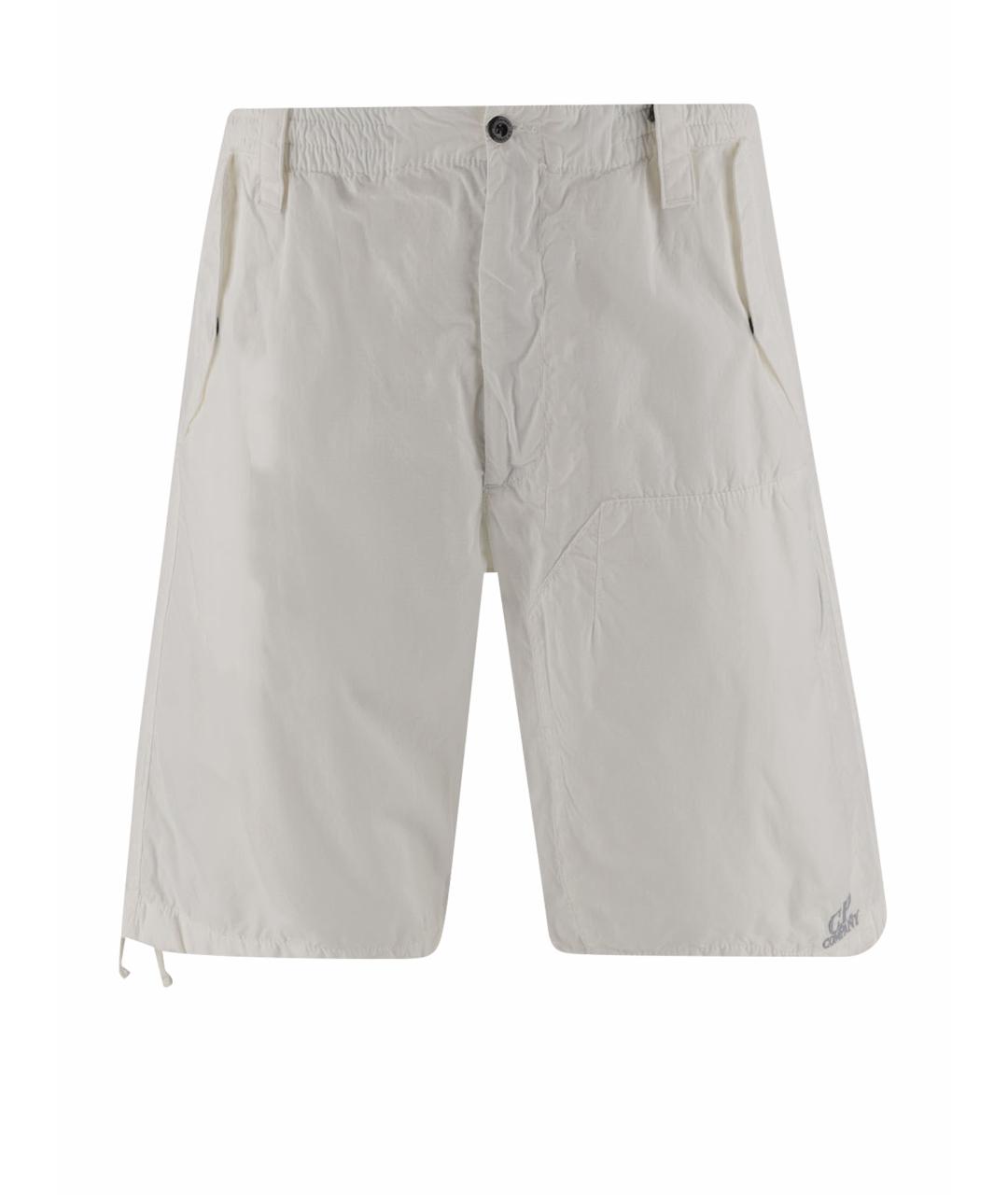 CP COMPANY Белые хлопковые шорты, фото 1