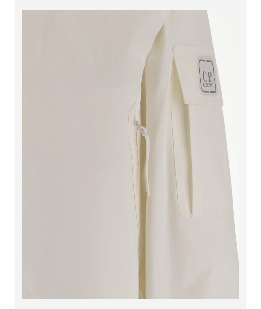 CP COMPANY Белая хлопковая куртка, фото 4