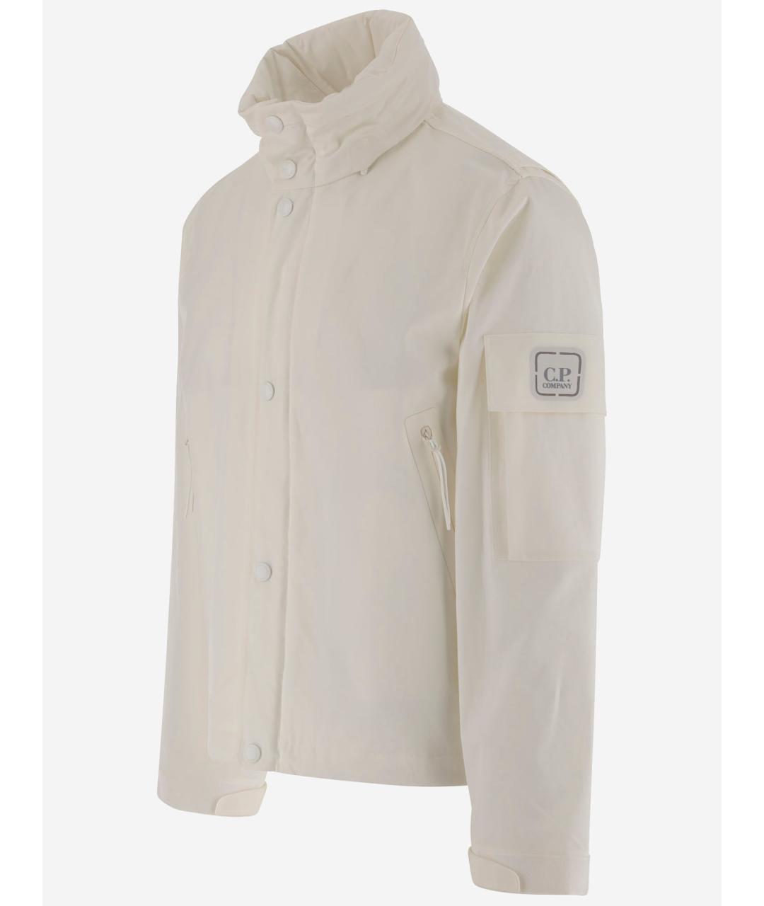 CP COMPANY Белая хлопковая куртка, фото 2