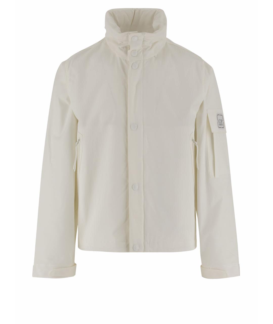 CP COMPANY Белая хлопковая куртка, фото 1