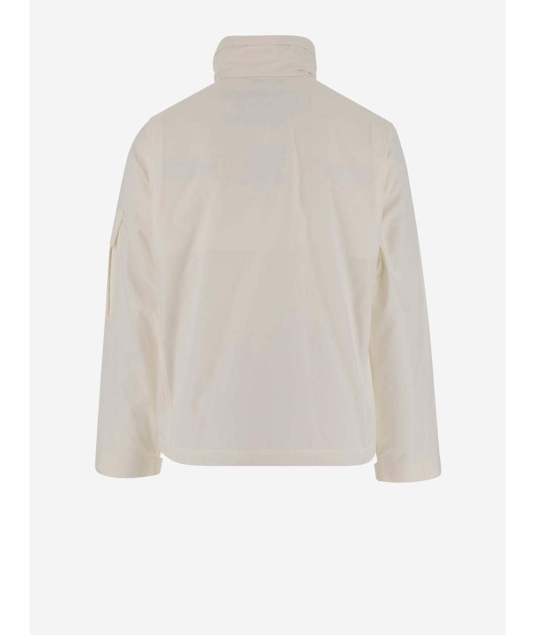 CP COMPANY Белая хлопковая куртка, фото 3