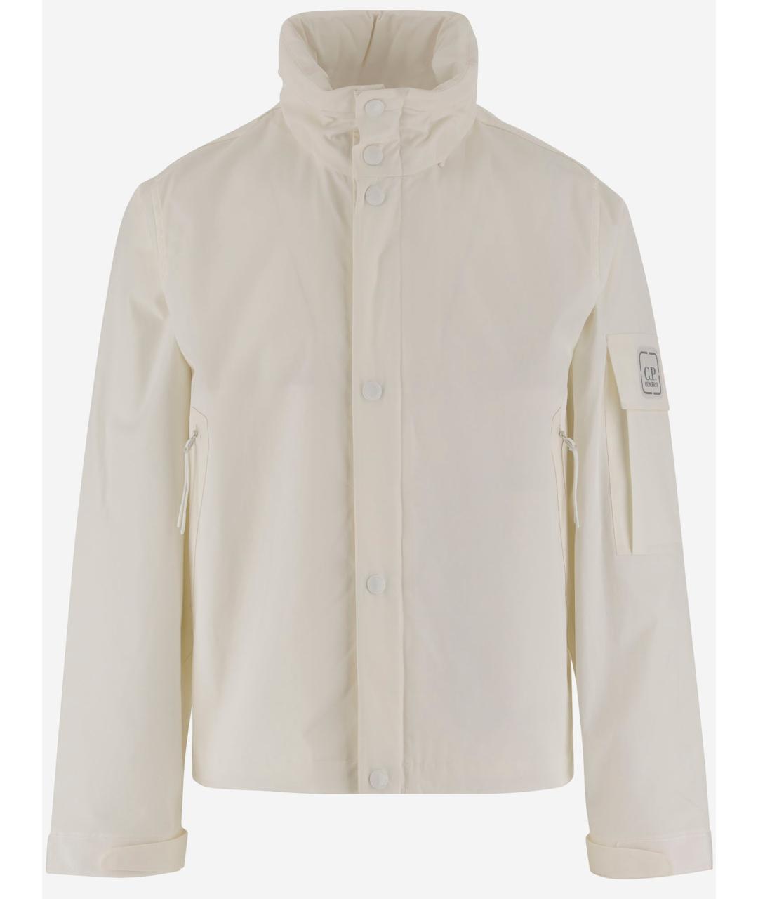 CP COMPANY Белая хлопковая куртка, фото 5