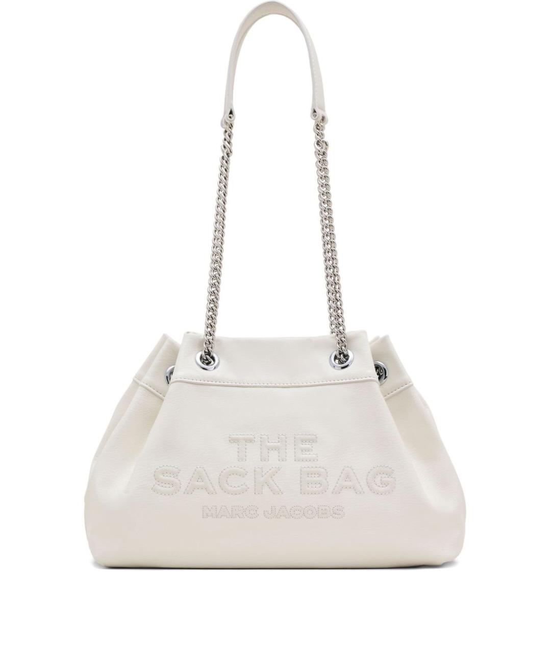 MARC JACOBS Белая кожаная сумка тоут, фото 1