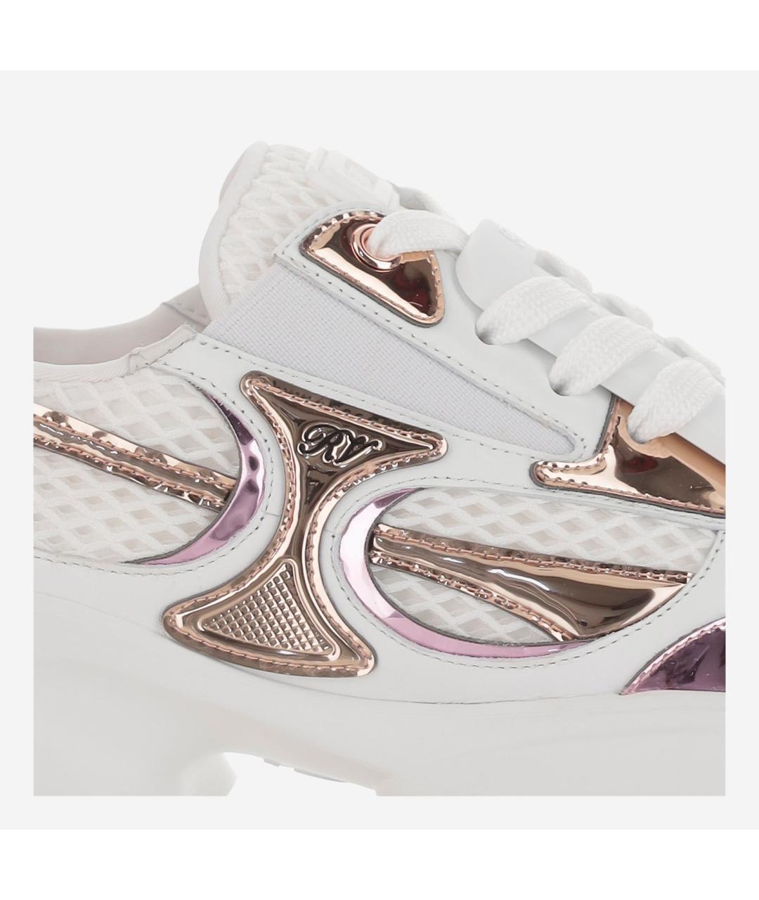 ROGER VIVIER Белые текстильные кроссовки, фото 3