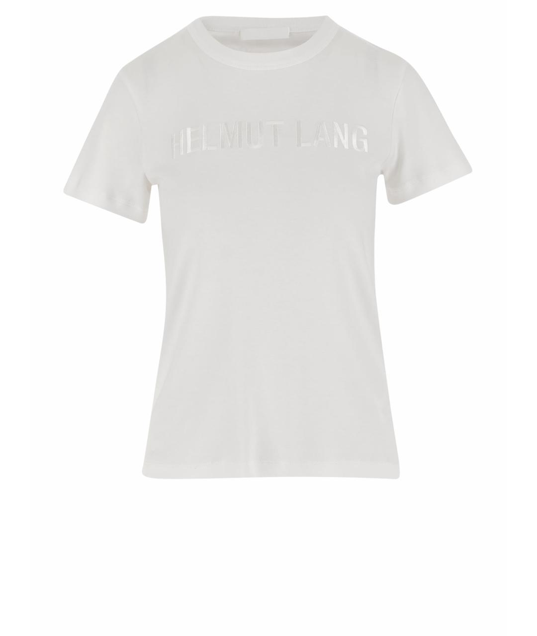 HELMUT LANG Белая хлопковая футболка, фото 1