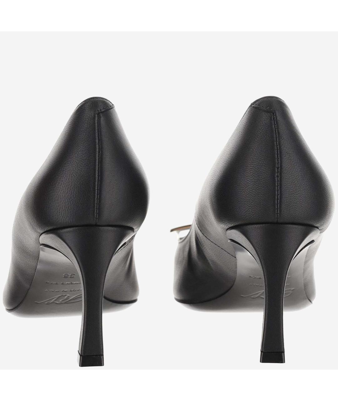 ROGER VIVIER Черные кожаные туфли, фото 3