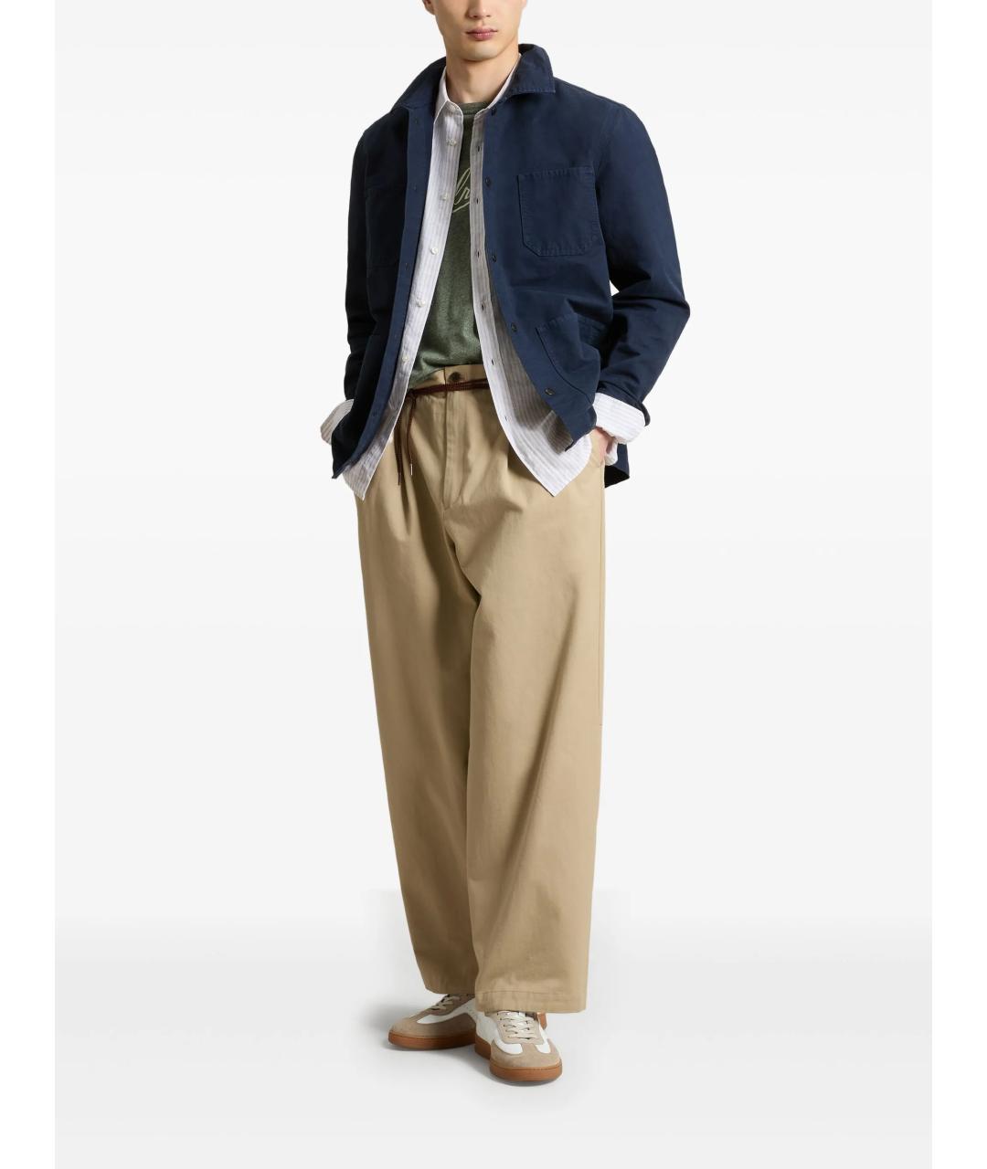 WOOLRICH Темно-синяя хлопковая куртка, фото 2