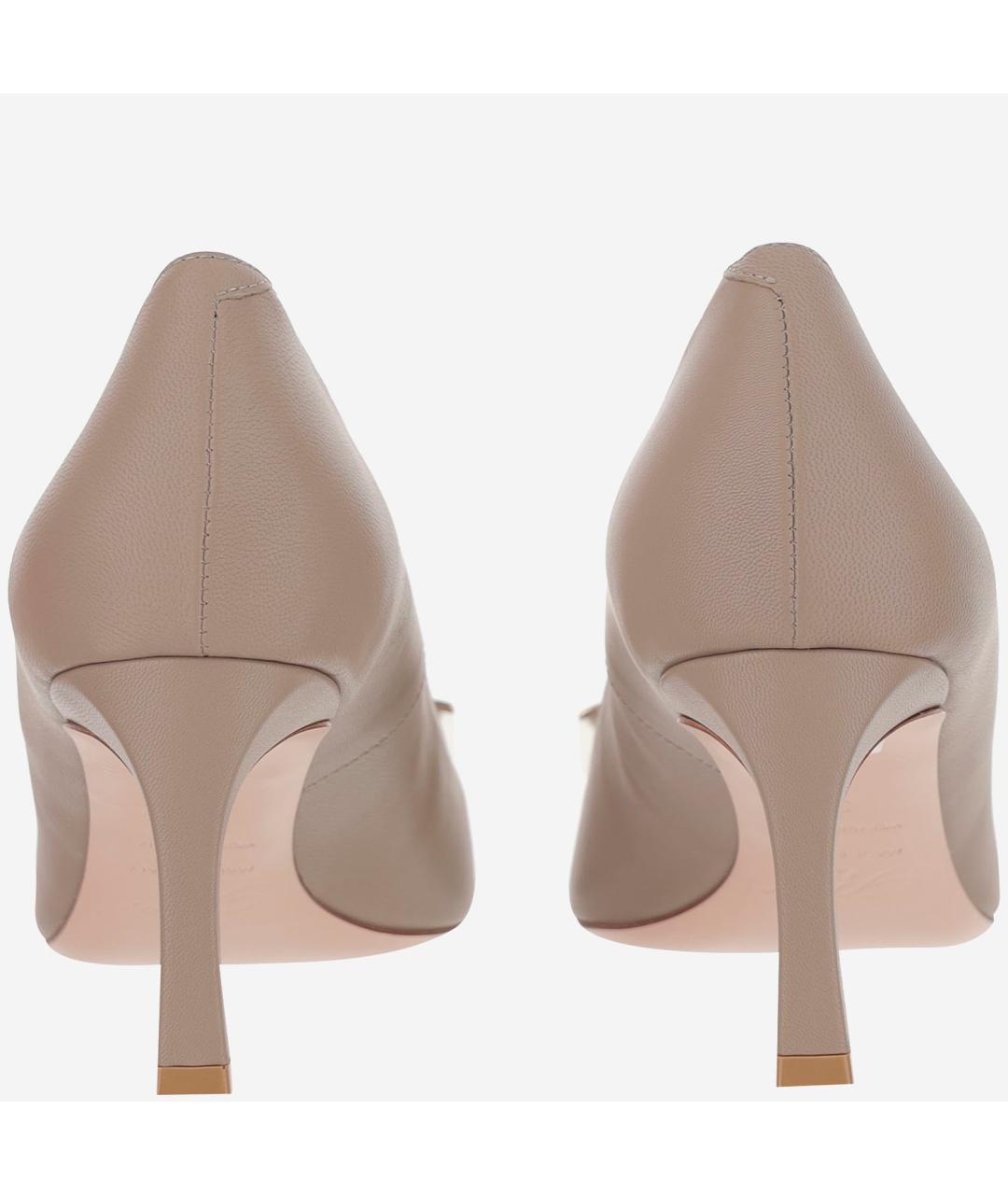 ROGER VIVIER Бежевые кожаные туфли, фото 3
