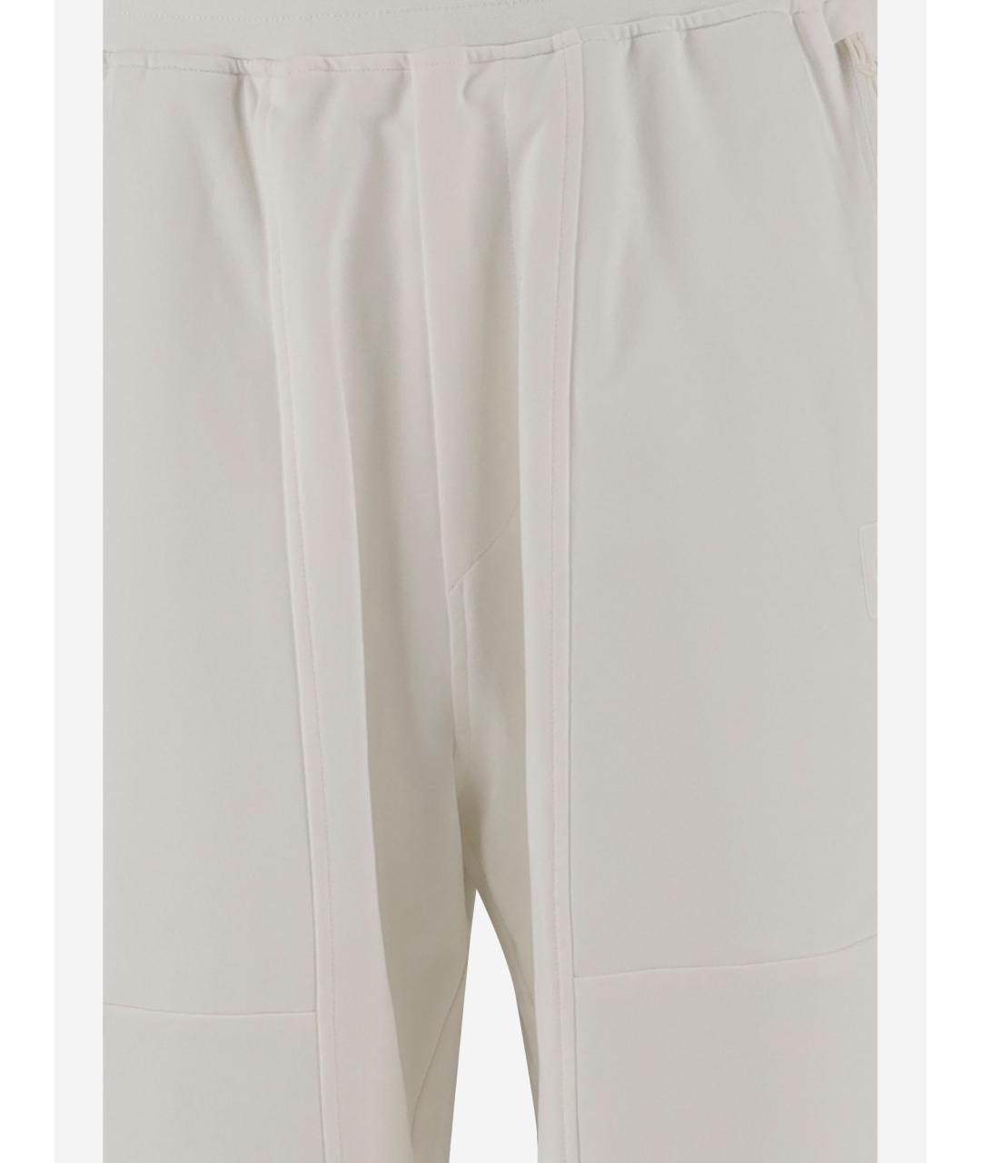 CP COMPANY Белые хлопко-эластановые шорты, фото 3