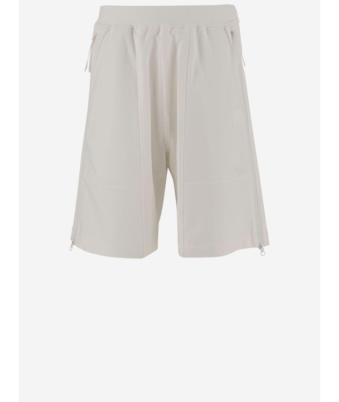 CP COMPANY Белые хлопко-эластановые шорты, фото 4