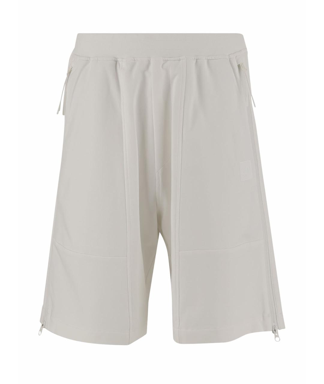 CP COMPANY Белые хлопко-эластановые шорты, фото 1