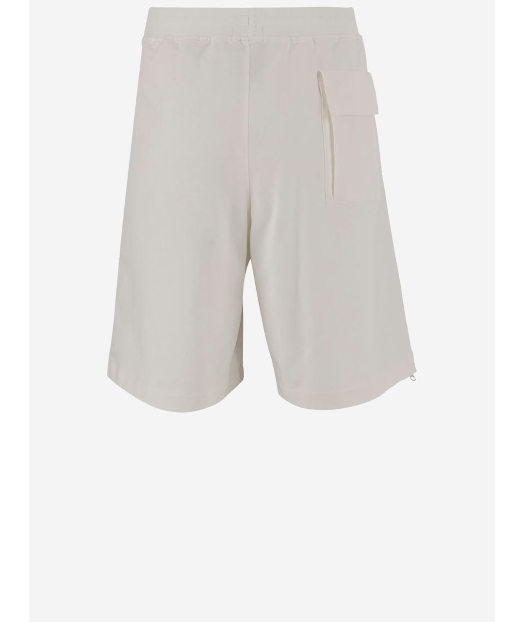 CP COMPANY Белые хлопко-эластановые шорты, фото 2