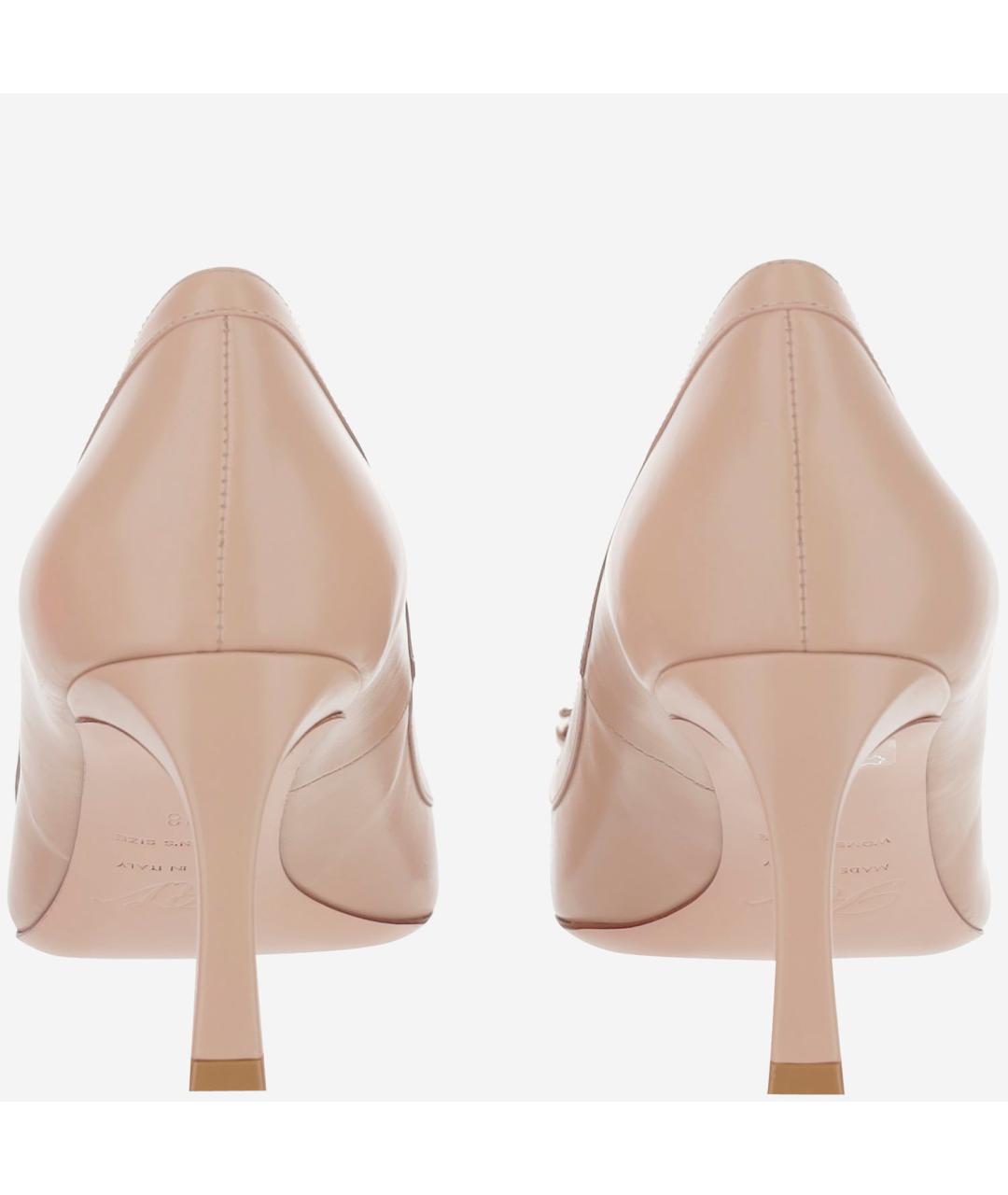 ROGER VIVIER Розовые кожаные туфли, фото 3