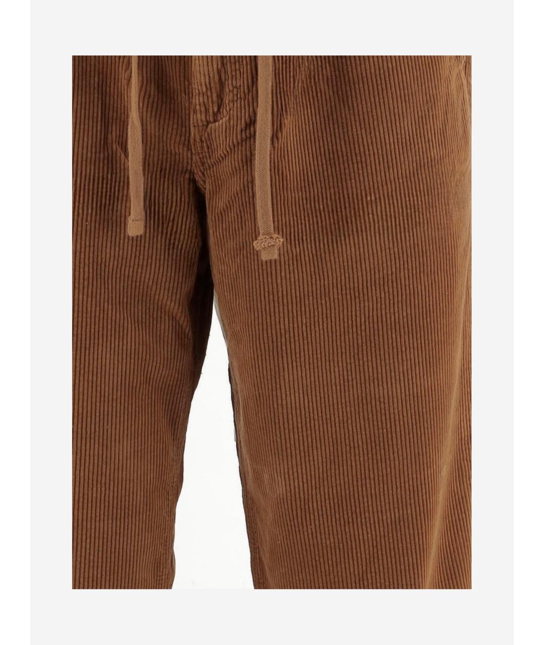 POLO RALPH LAUREN Коричневые хлопковые повседневные брюки, фото 3