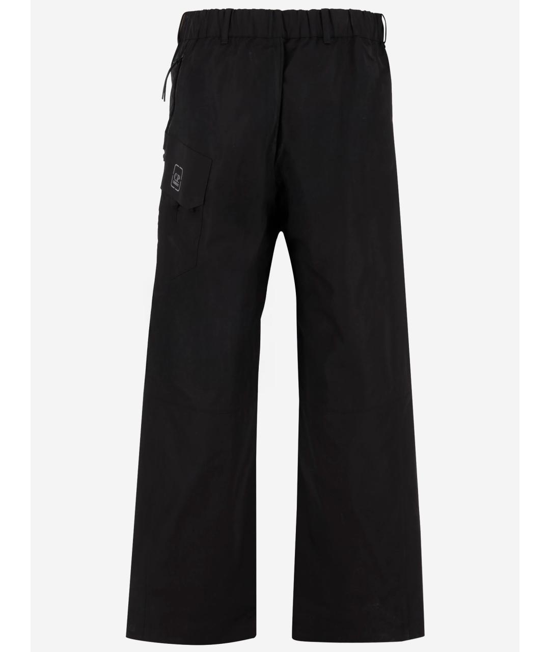 CP COMPANY Черные хлопковые повседневные брюки, фото 2